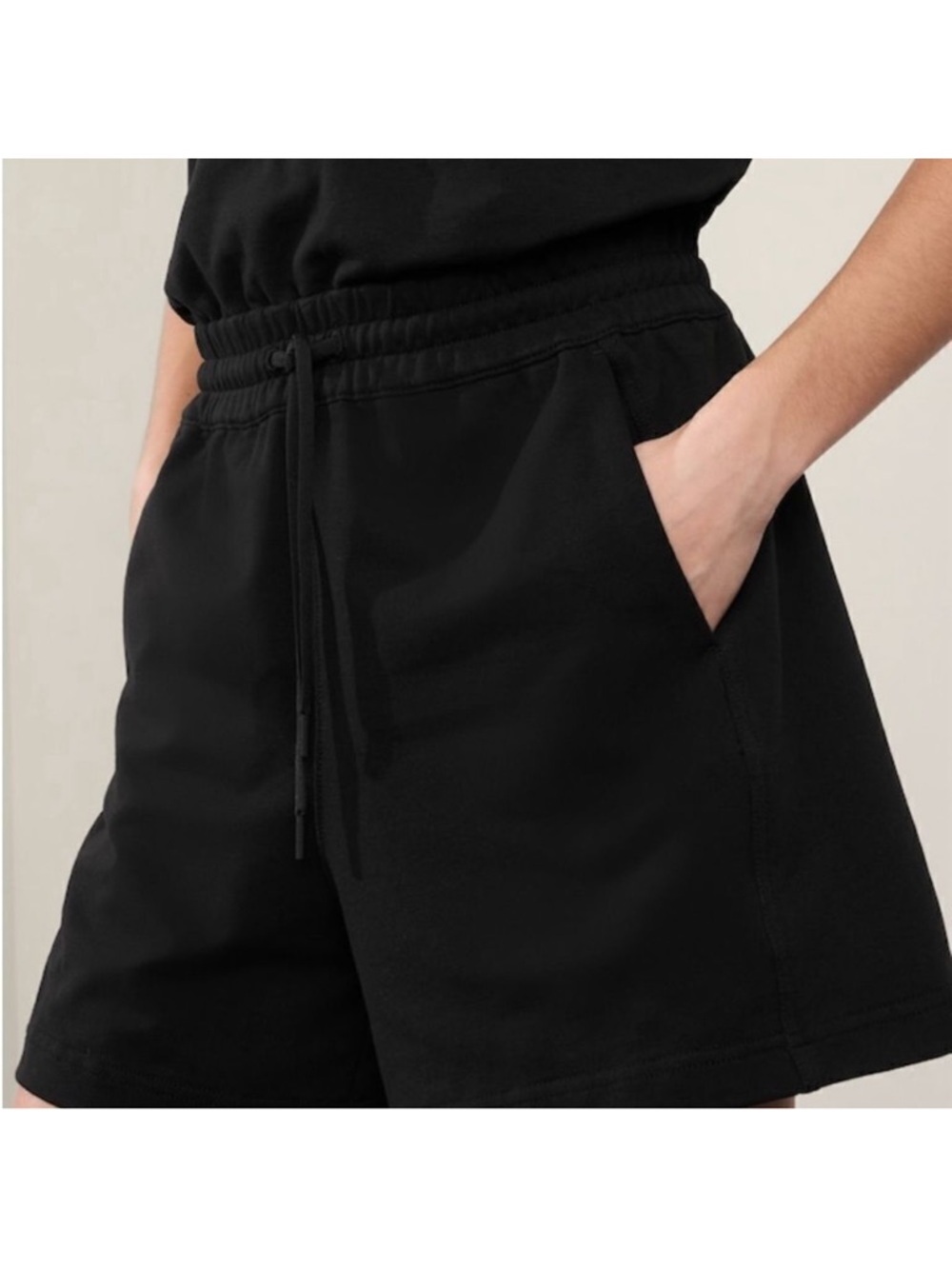 Athleta Retroterry Romper Black - Picture 3 of 12